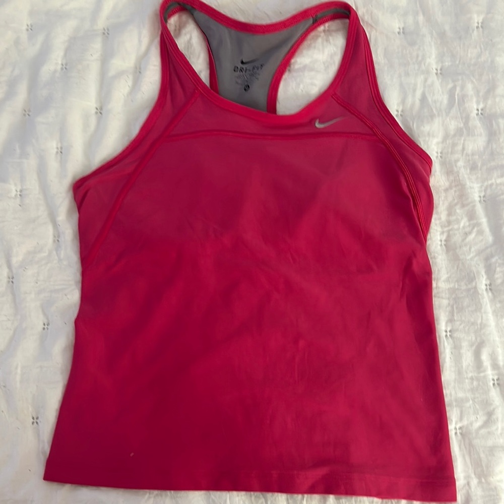 Nike Pink Athletic Tank Top